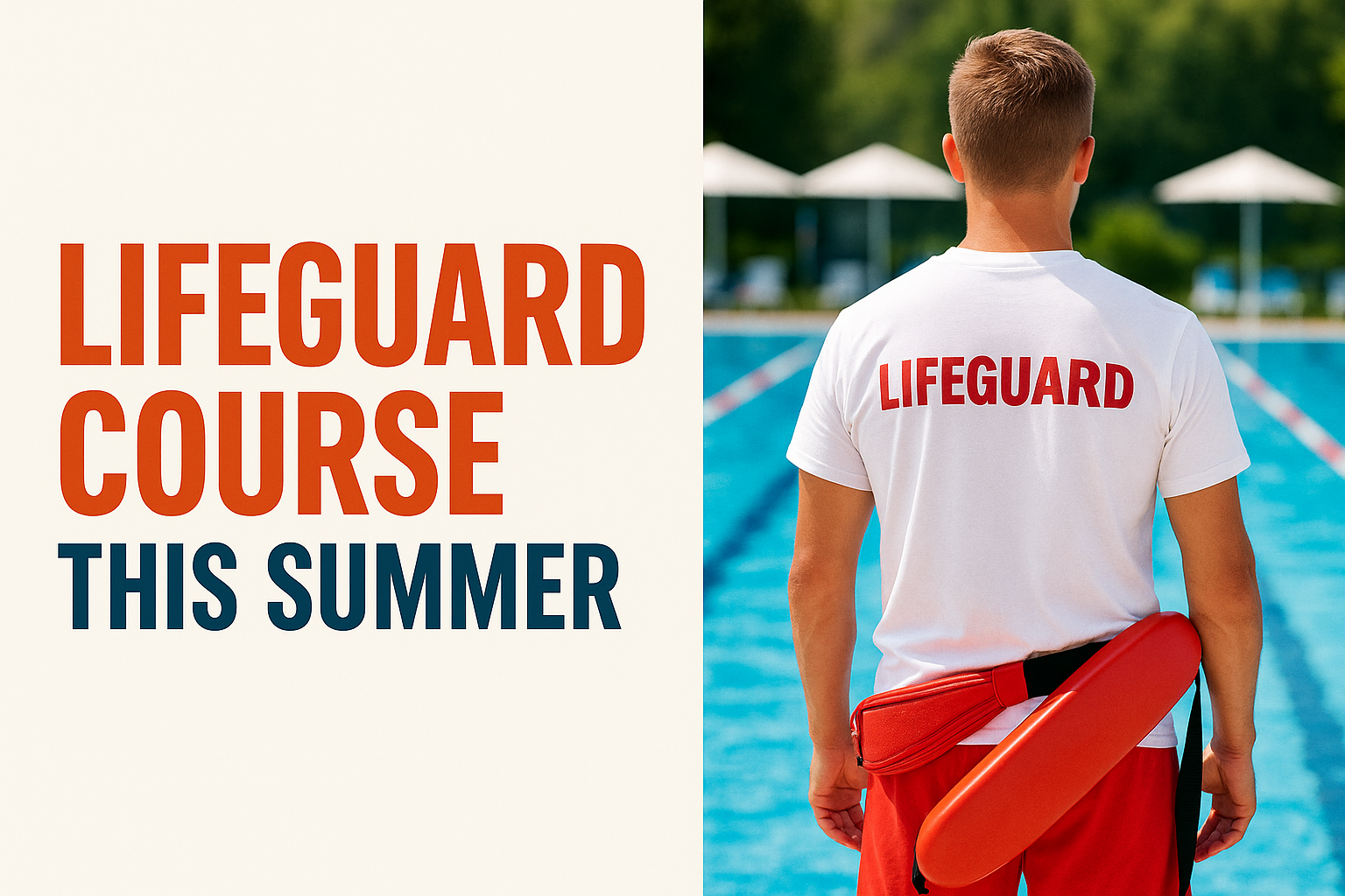Alumno realizando curso intensivo de socorrismo en piscina de Madrid